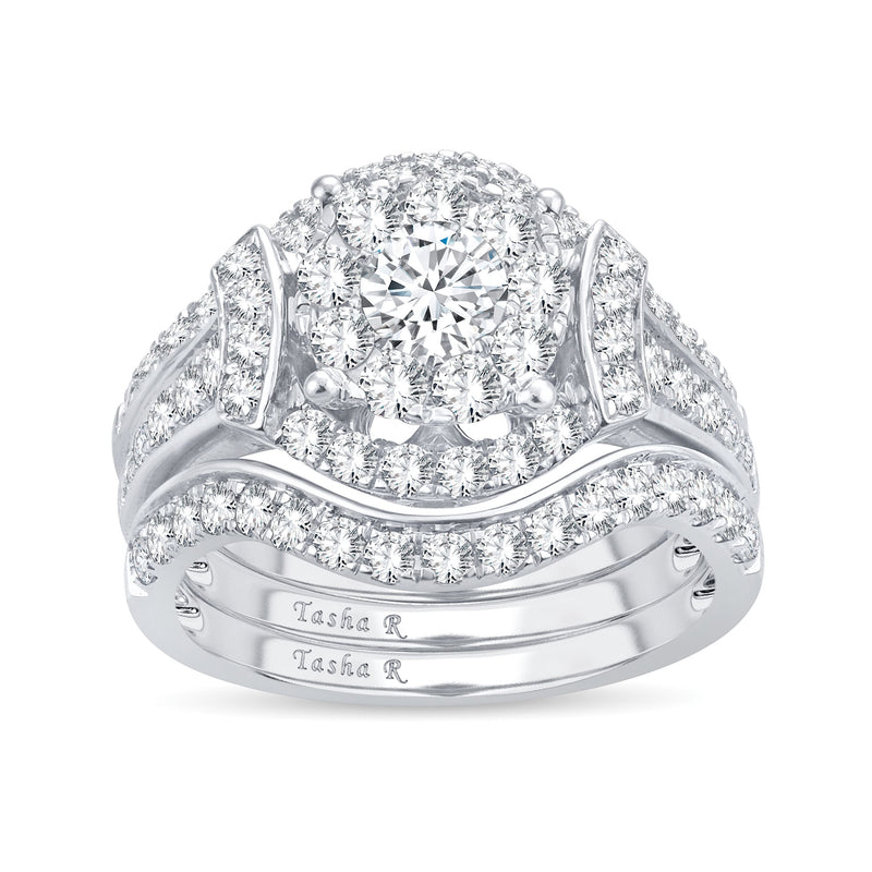 14K  2.00CT  DIAMOND  BRIDAL  RING