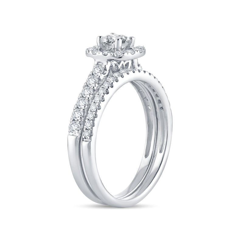 14K 1.00CT  DIAMOND BRIDAL RING