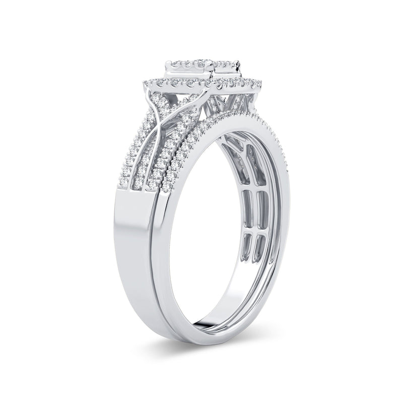 14K 0.50CTDIAMOND BRIDAL RING