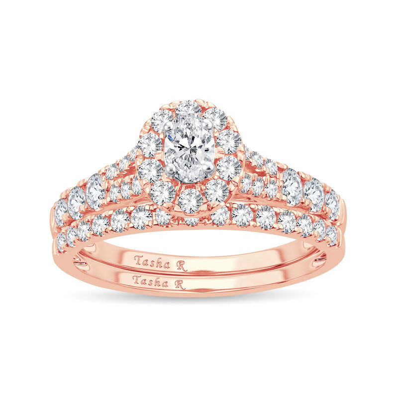 14K 0.98CT DIAMOND BRIDAL RING