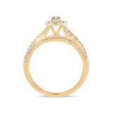 14K 0.74CT DIAMOND BRIDAL RING