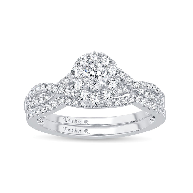 14K 0.75CT DIAMOND BRIDAL RING