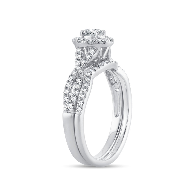 14K 0.75CT DIAMOND BRIDAL RING
