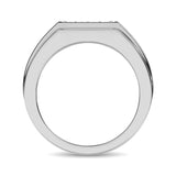 10K White Gold 3/8 Ct.Tw. Diamond Gents Ring