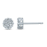14K  0.50CT  DIAMOND  EARRING