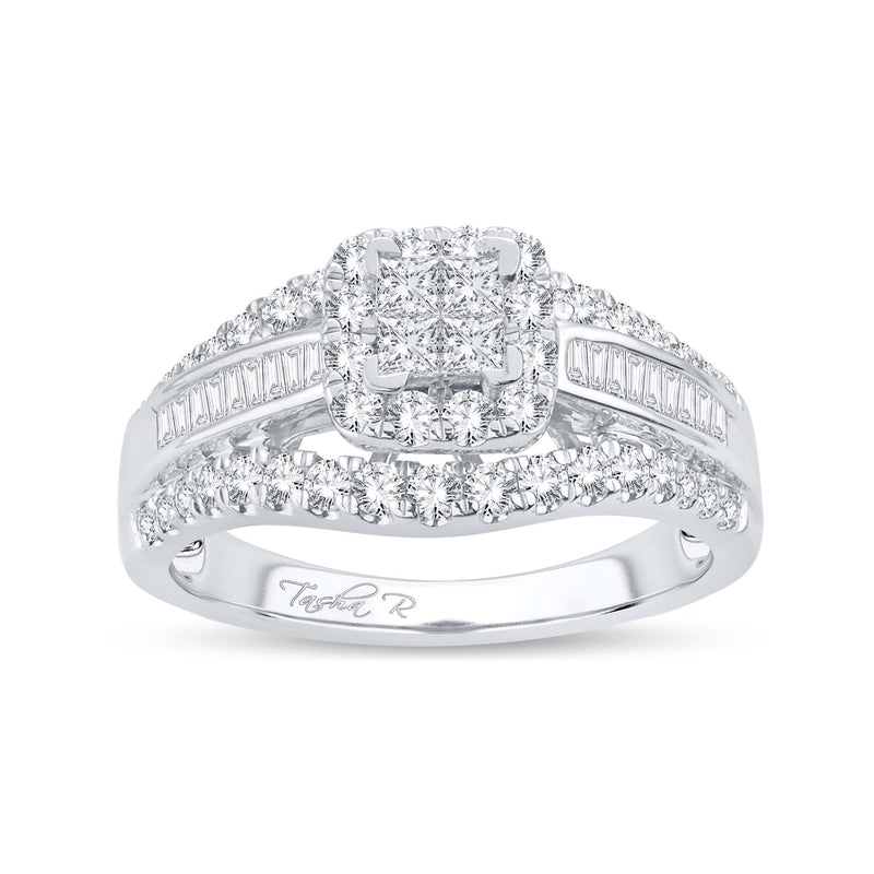 14K  1.00CT PR/CT  DIAMOND BRIDAL   RING