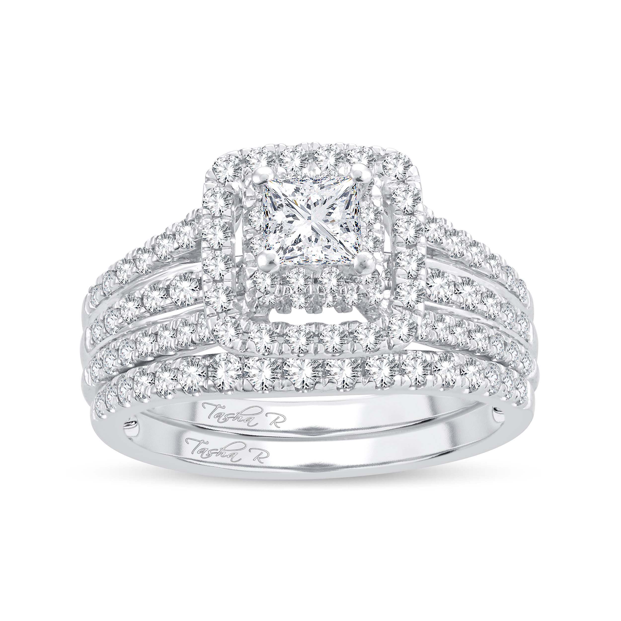 14K  1.51CT  DIAMOND  BRIDAL  RING
