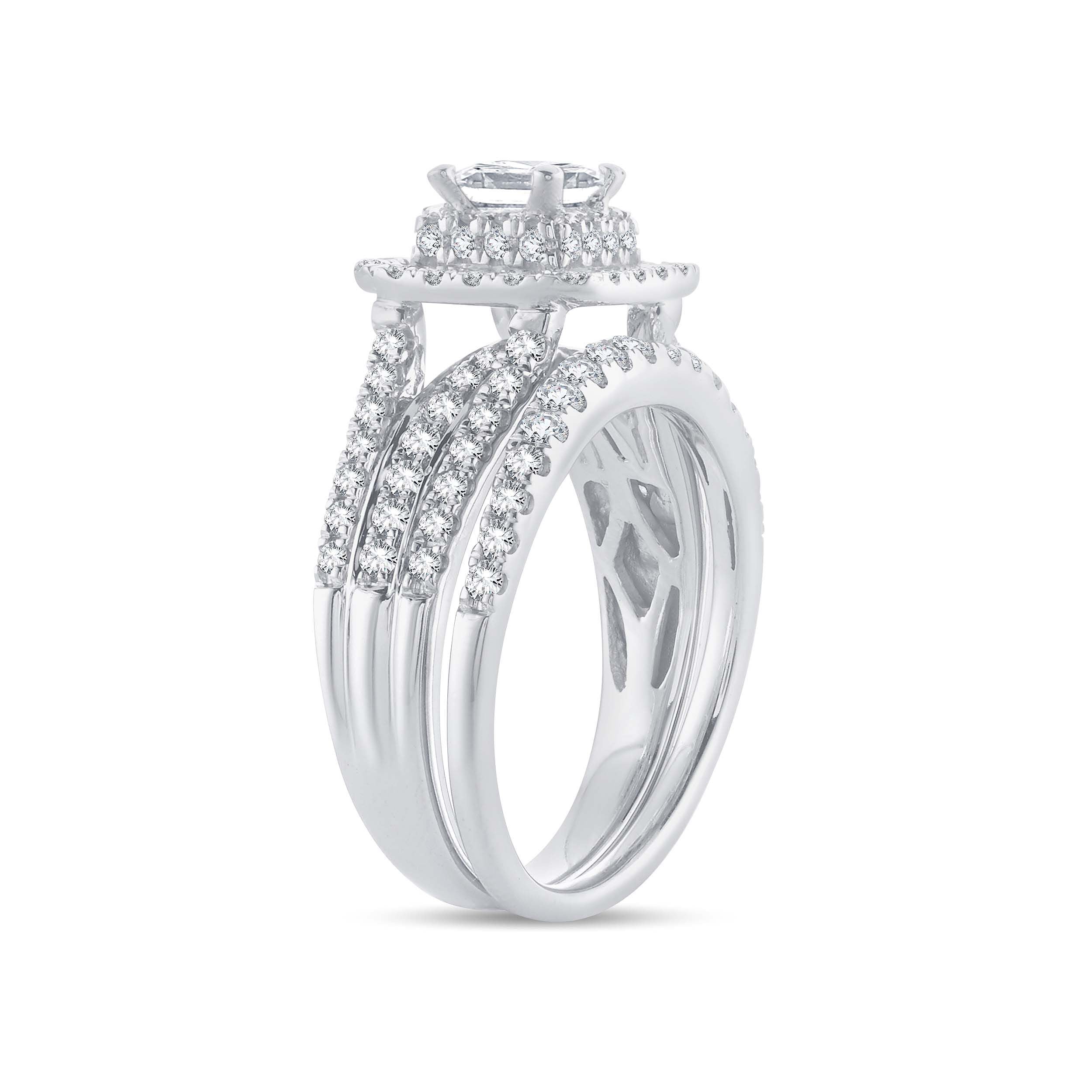 14K  1.51CT  DIAMOND  BRIDAL  RING