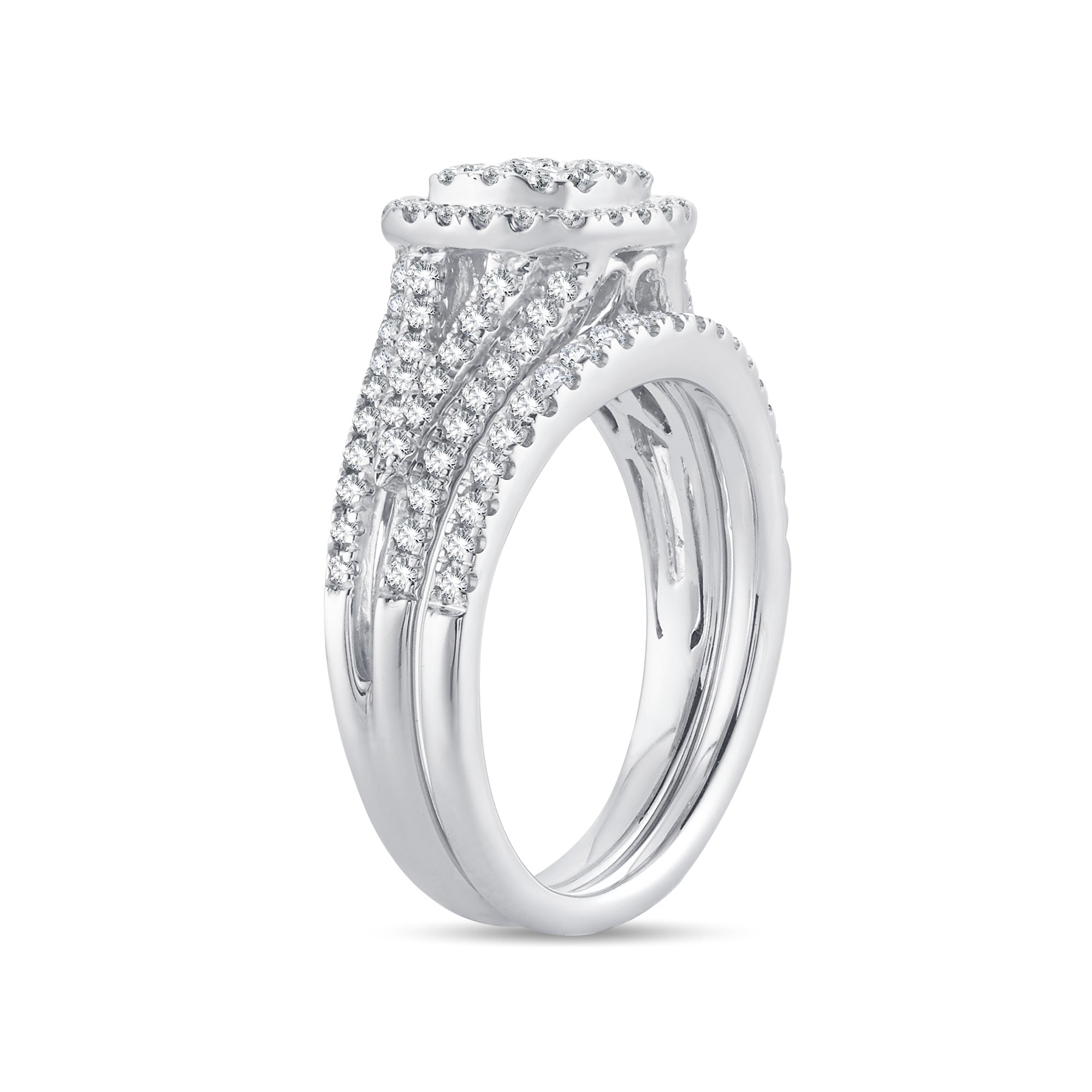 14K  1.00CT  DIAM BRIDAL SET