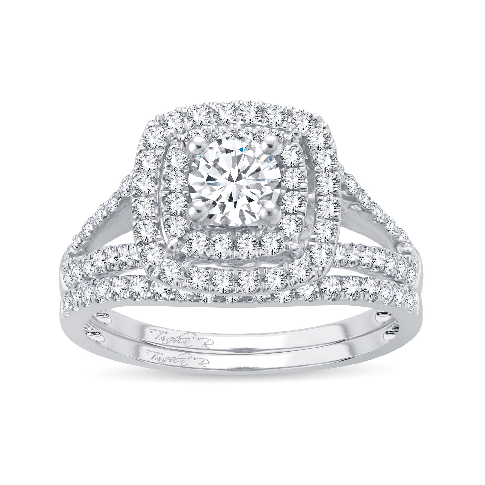 14K   White Gold 1.11Ct Bridal Ring