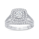 14K   White Gold 1.11Ct Bridal Ring
