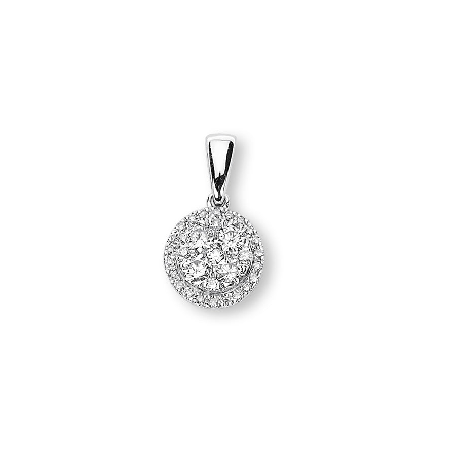 14K  0.48CT  DIAMOND  PENDANT