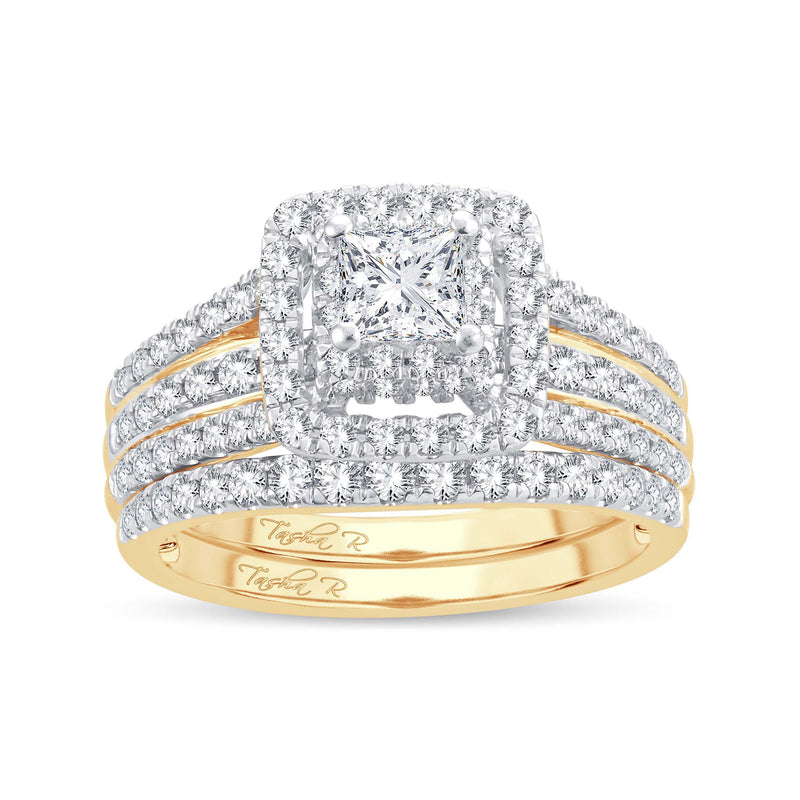 14K  1.51CT  DIAMOND  BRIDAL  RING