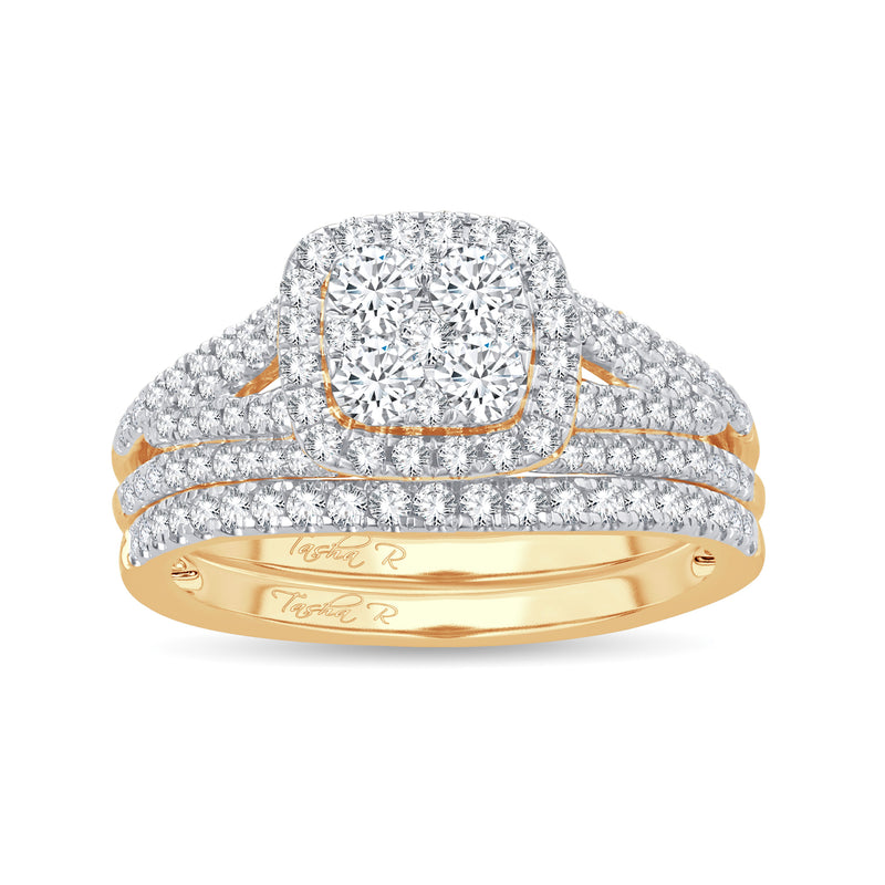 14K  1.00CT  DIAM BRIDAL SET