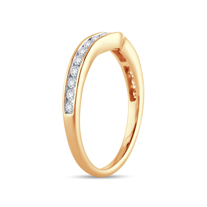 14K  0.34CT  DIAMOND BAND