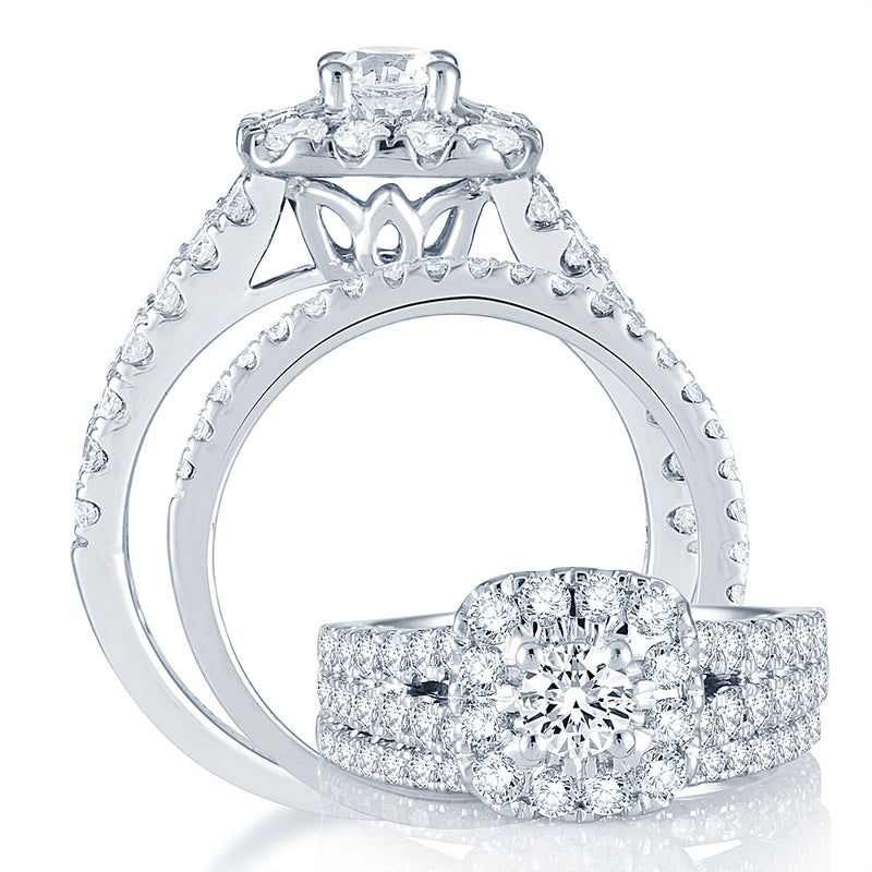 14K  2.01CT  DIAMOND  BRIDAL  RING