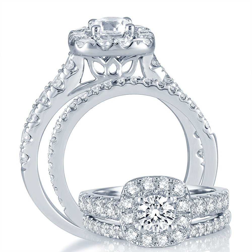 14K  2.00CT  DIAMOND  BRIDAL  RING