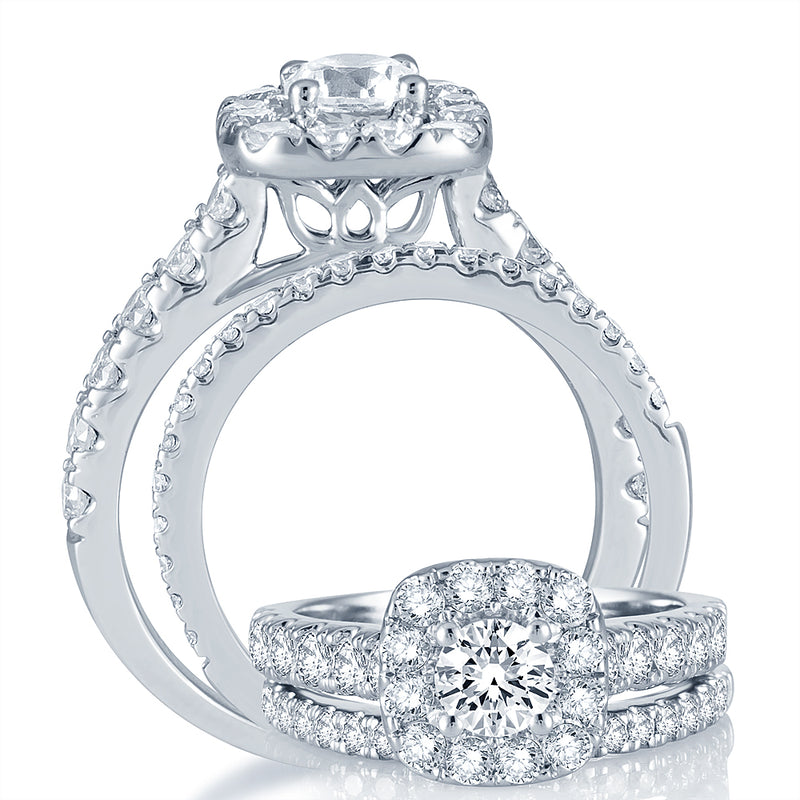 14K  2.00CT  DIAMOND  BRIDAL  RING