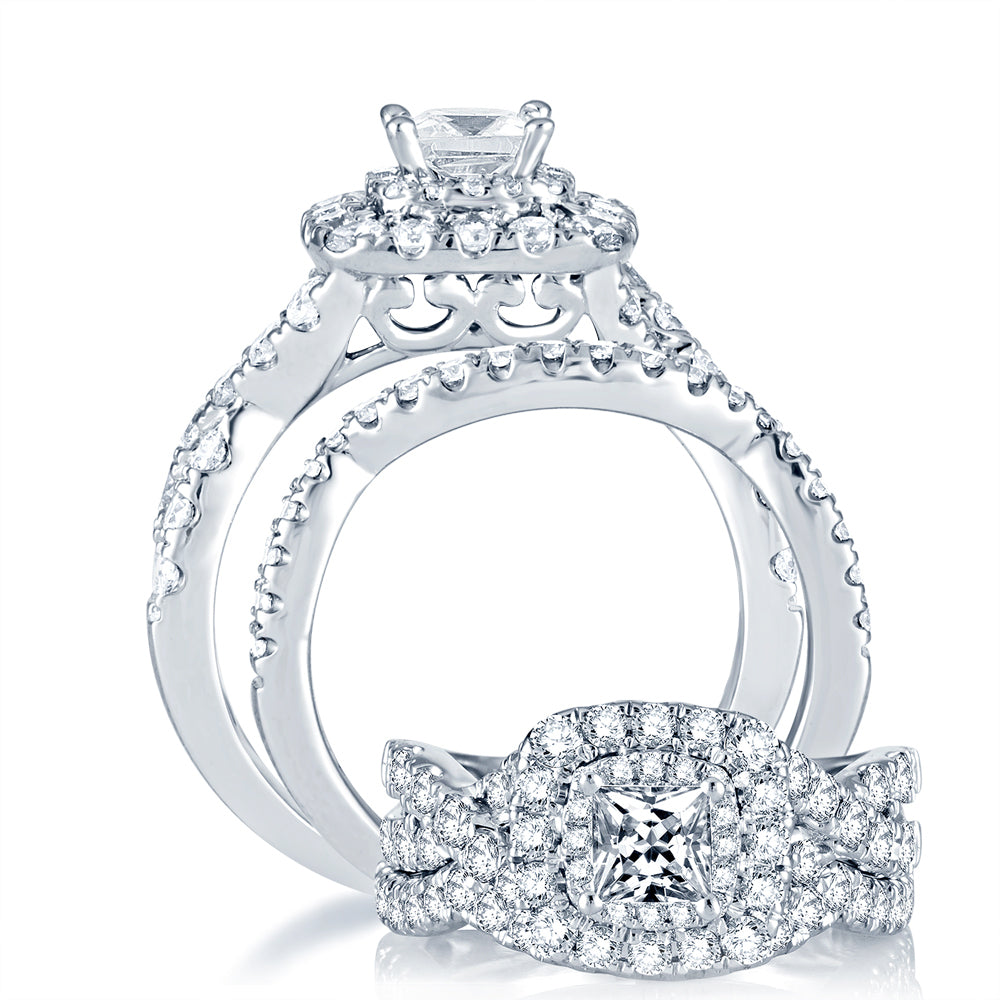 14K  2.00CT  DIAMOND  BRIDAL  RING