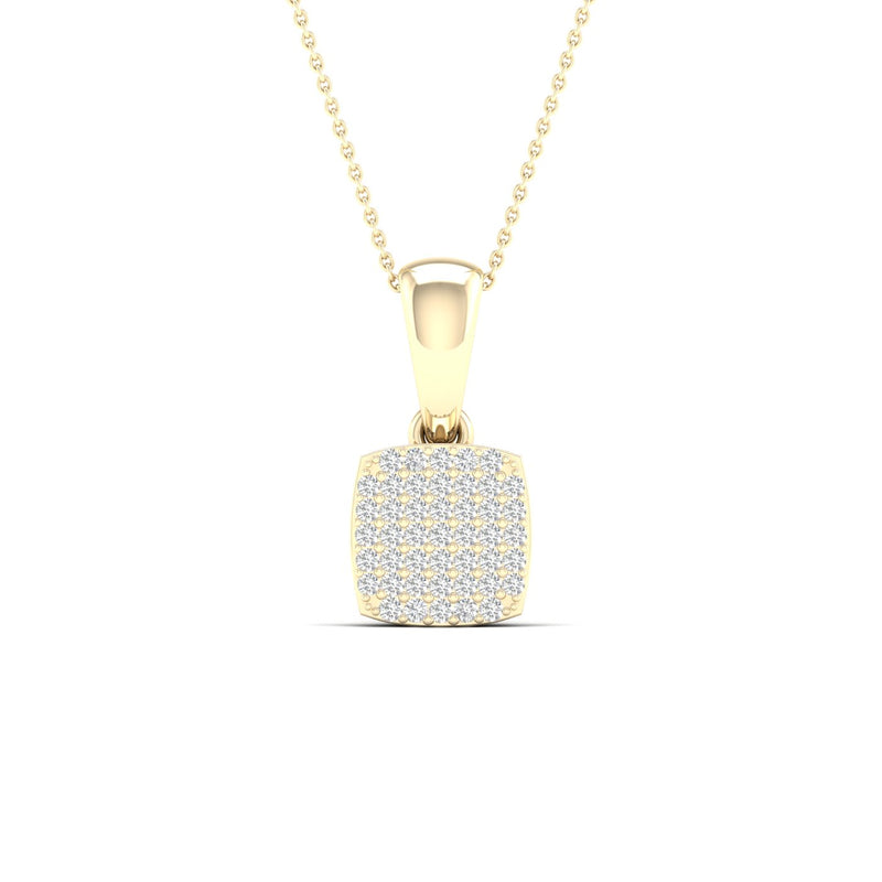 10K 0.12CT DIAM PENDANT