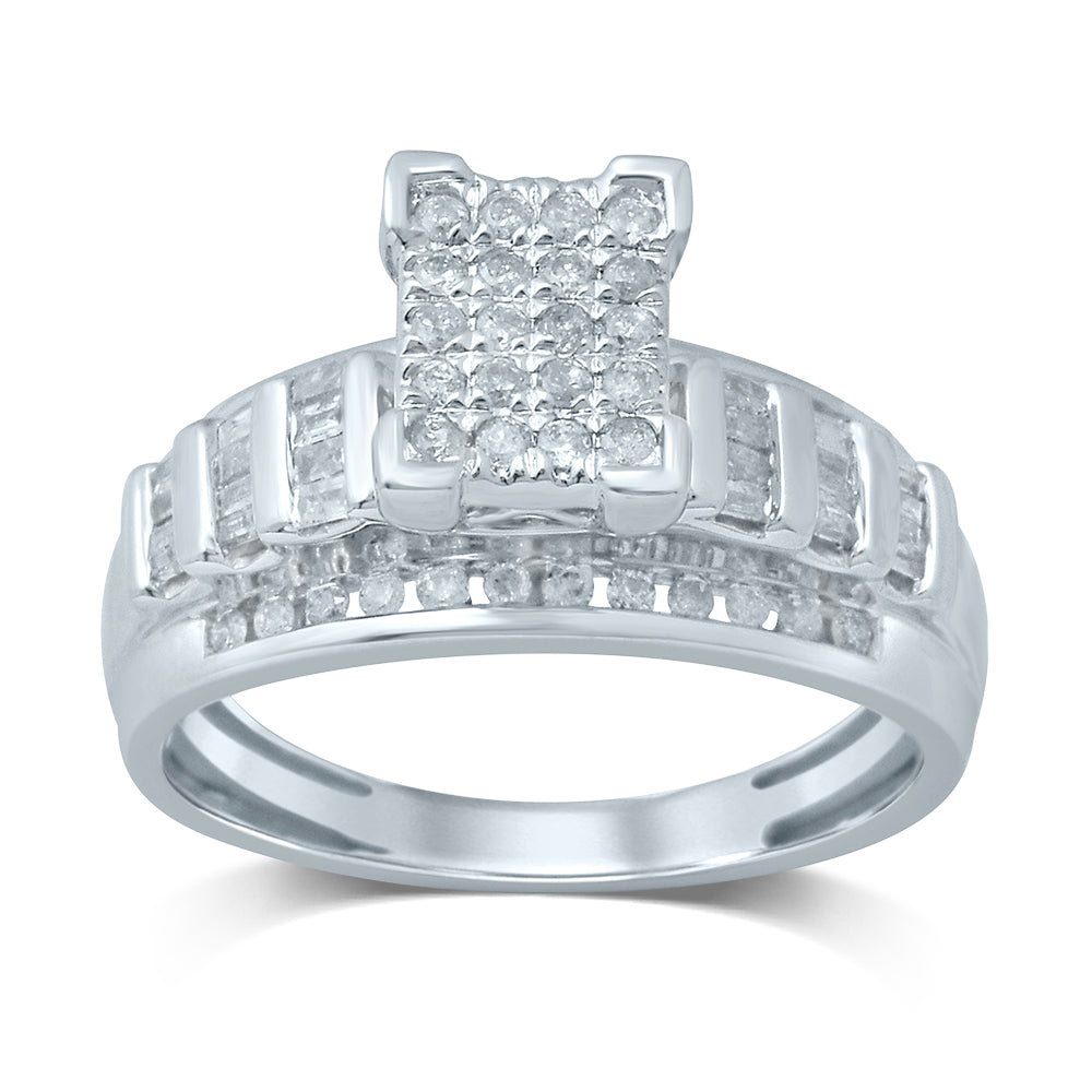 10K 1.00CT DIAMOND RING