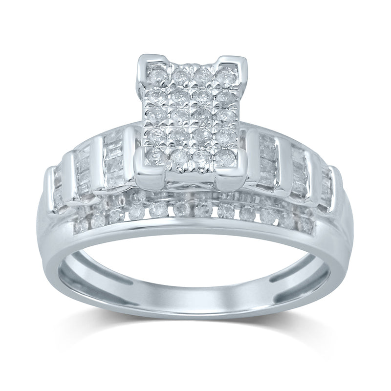 10K 1.00CT DIAMOND RING
