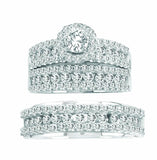14K 3.01CT DIAMOND TRIO SET