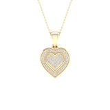 10K 0.15CT DIAM PENDANT