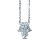 10K 0.10CT DIAM NECKLACE