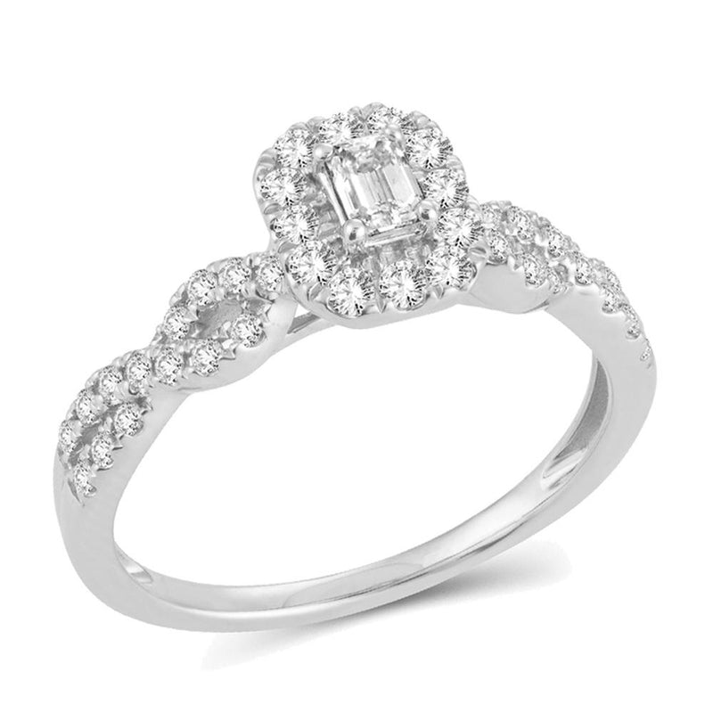 14K 0.60CT DIAMOND BRIDAL RING