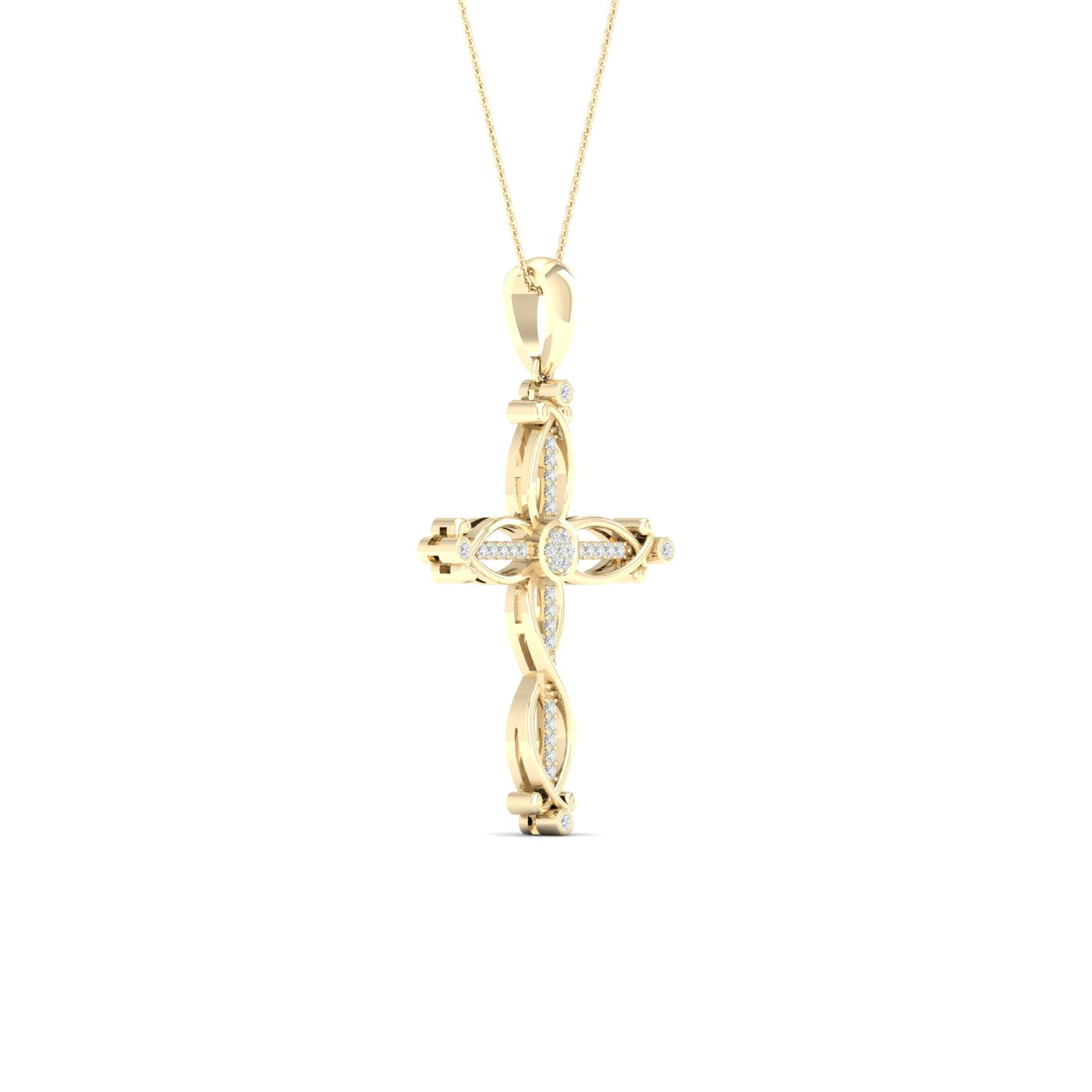 10K 0.10CT DIAM PENDANT