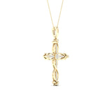 10K 0.10CT DIAM PENDANT