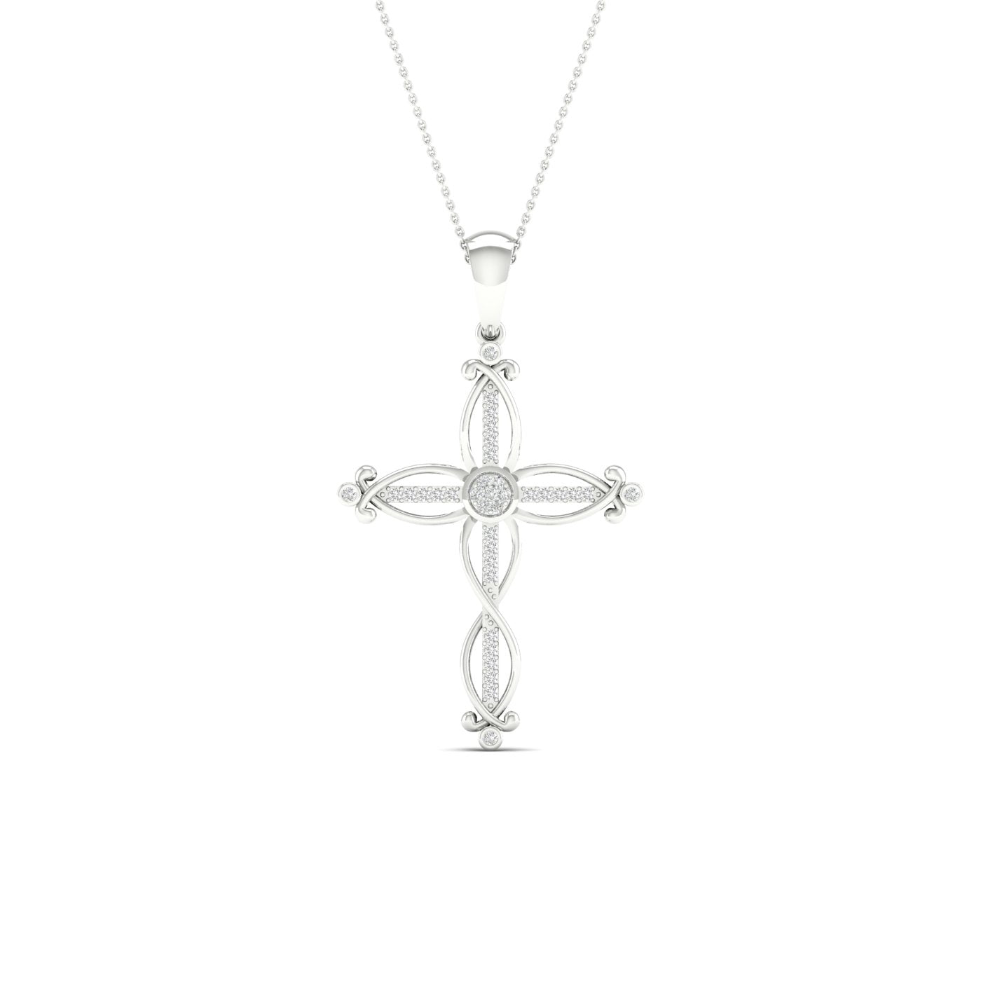 10K 0.10CT DIAM PENDANT