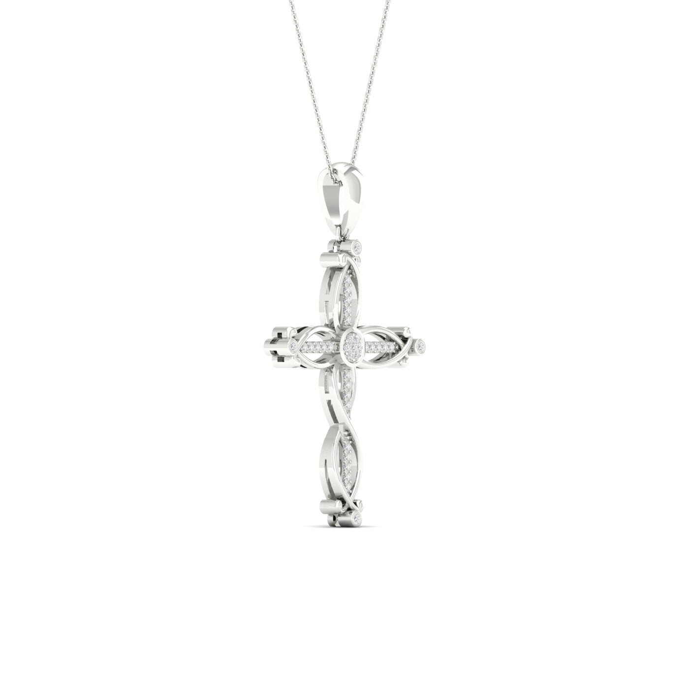 10K 0.10CT DIAM PENDANT