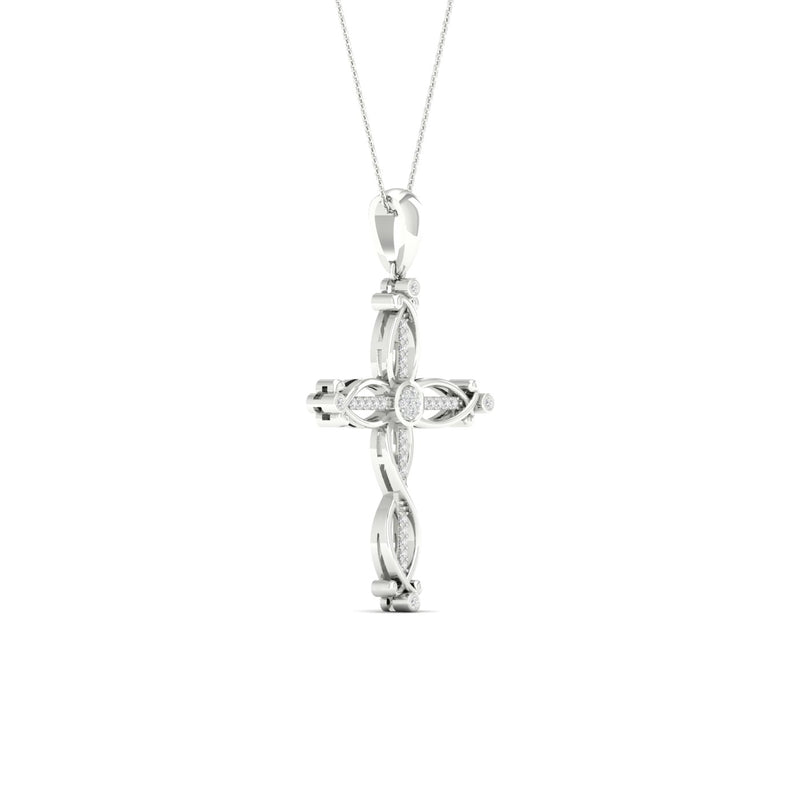 10K 0.10CT DIAM PENDANT