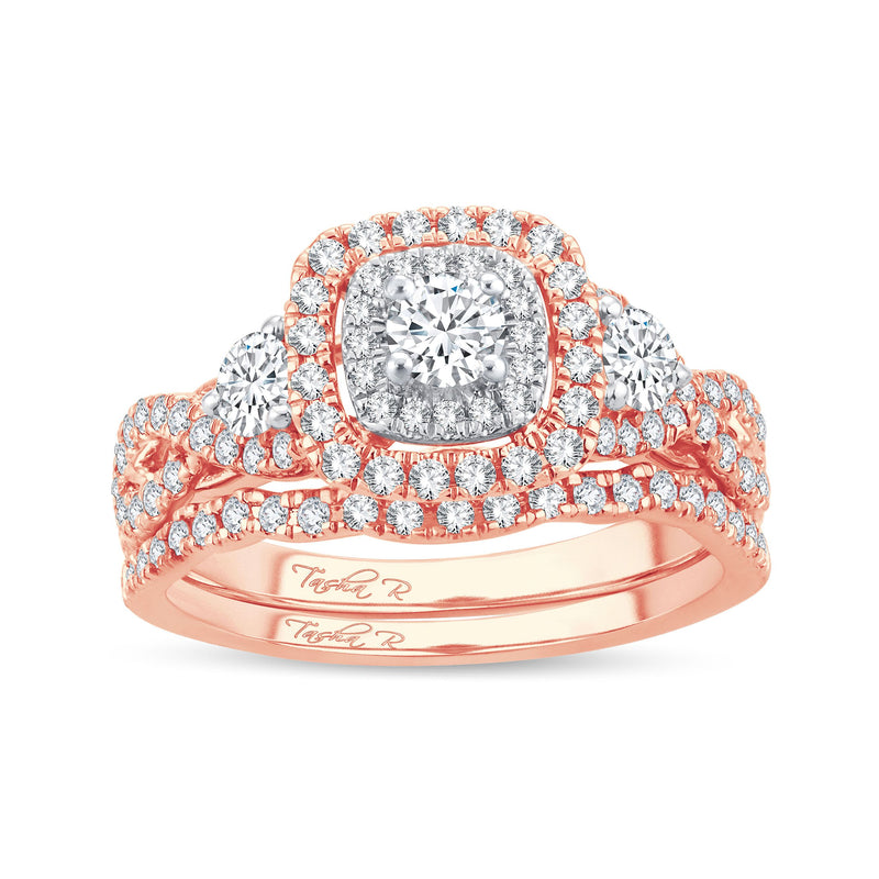 14K 01.00CT DIAMOND BAND