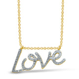 10K 0.12CT DIAM NECLACE