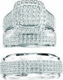 14K 2.00CT DIAM TRIO SET