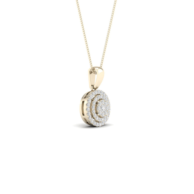 10K 0.13CT DIAM PENDANT