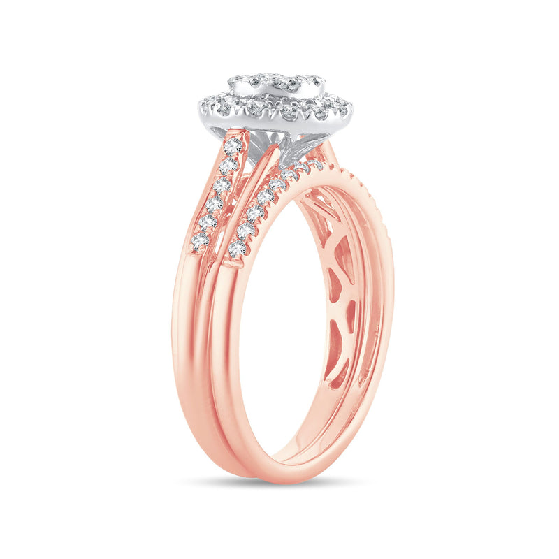 14K 0.62CT DIAM  BRiDAL RING