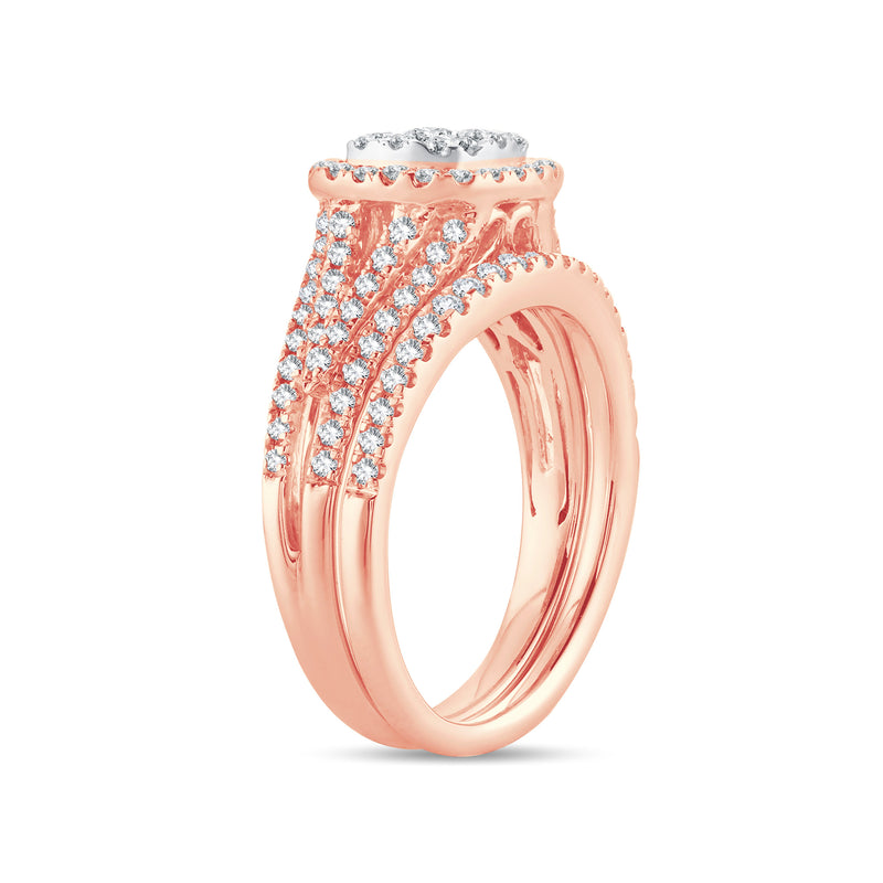 14K  1.00CT  DIAM BRIDAL SET