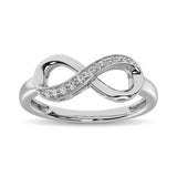 10K White Gold 1/10 Ct.Tw. Diamond Promise Ring