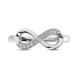 10K White Gold 1/10 Ct.Tw. Diamond Promise Ring