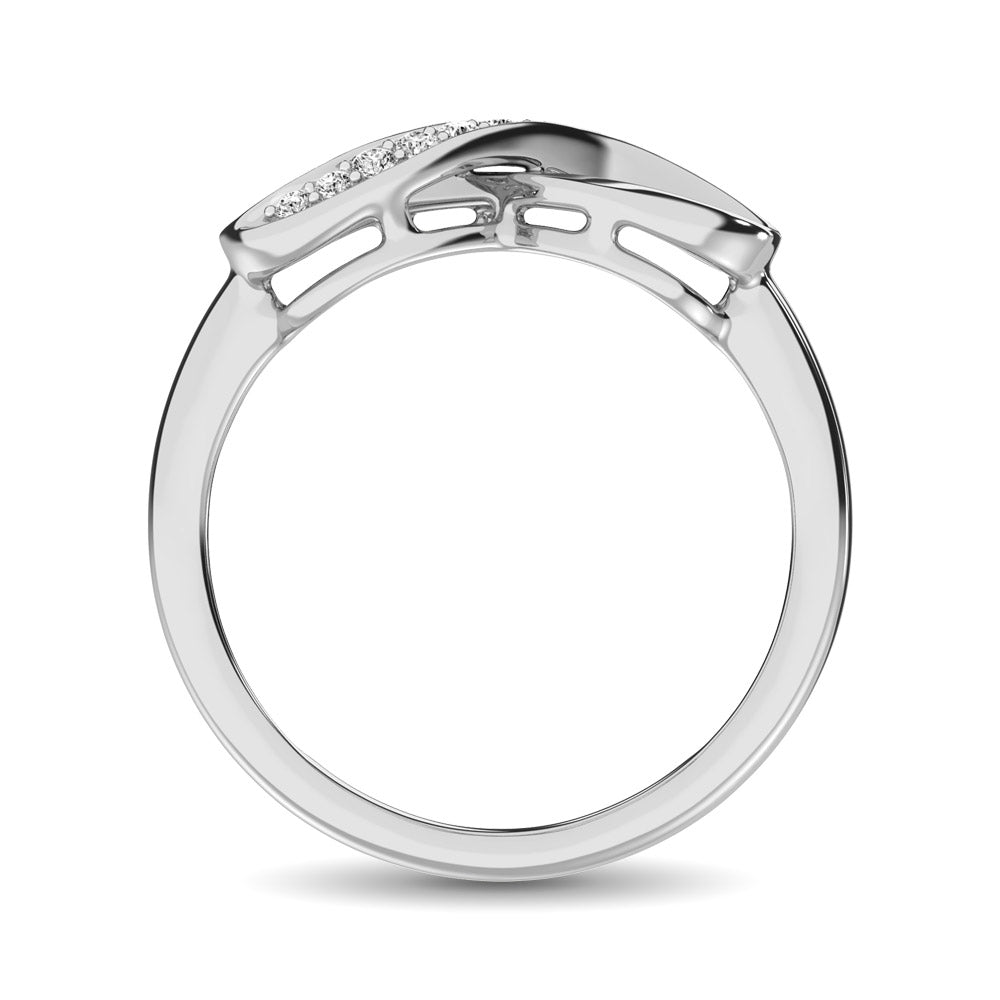 10K White Gold 1/10 Ct.Tw. Diamond Promise Ring