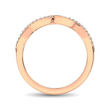 10K Rose Gold 1/10 Ctw Diamond Promise Ring