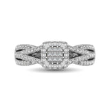 10K White Gold 2 Ct.Tw. Diamond Engagement Ring