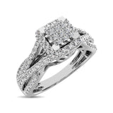 10K White Gold 2 Ct.Tw. Diamond Engagement Ring