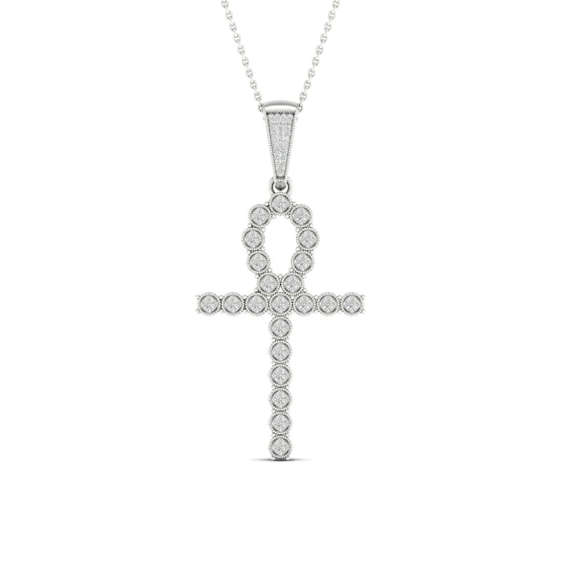 10K 0.38CT DIAM PENDENT