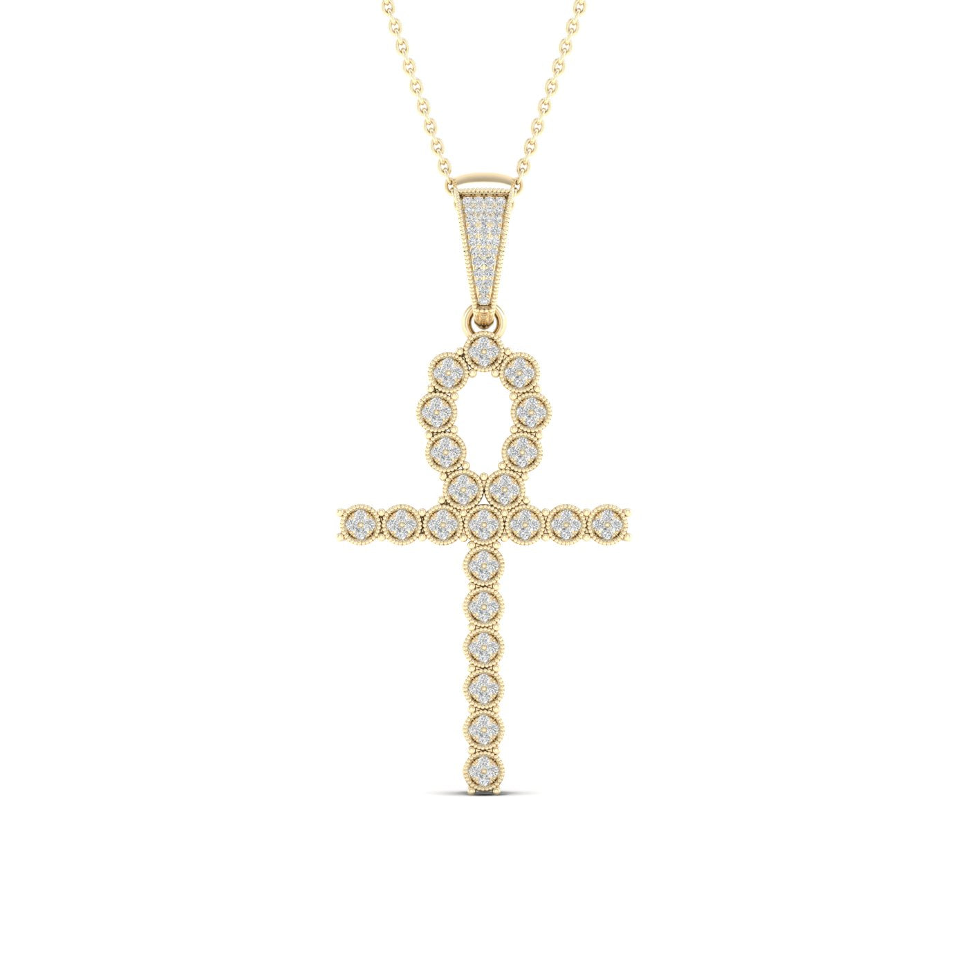 10K 0.38CT DIAM PENDENT