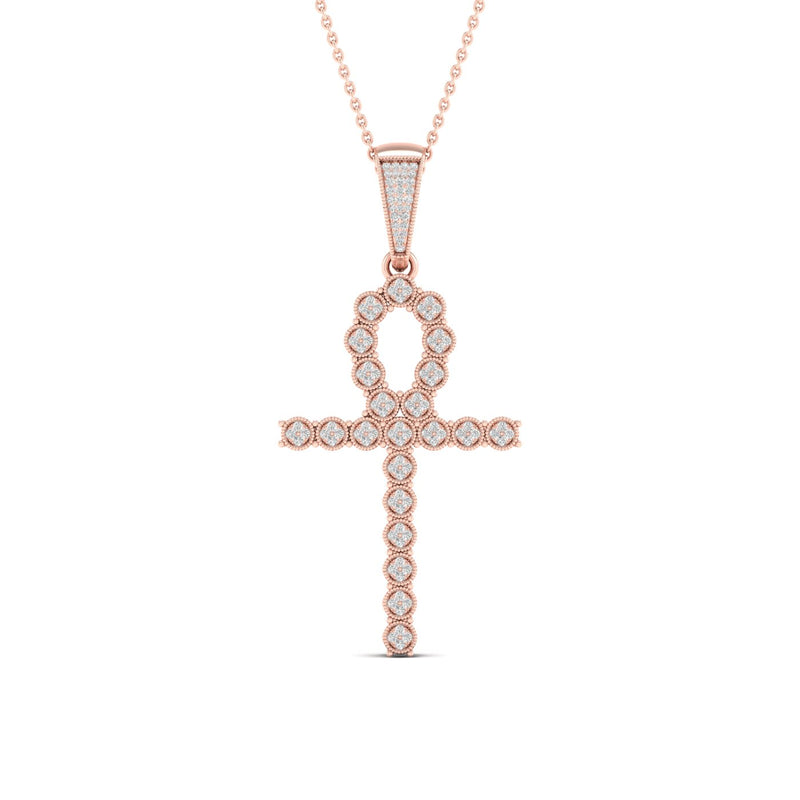 10K 0.38CT DIAM PENDENT